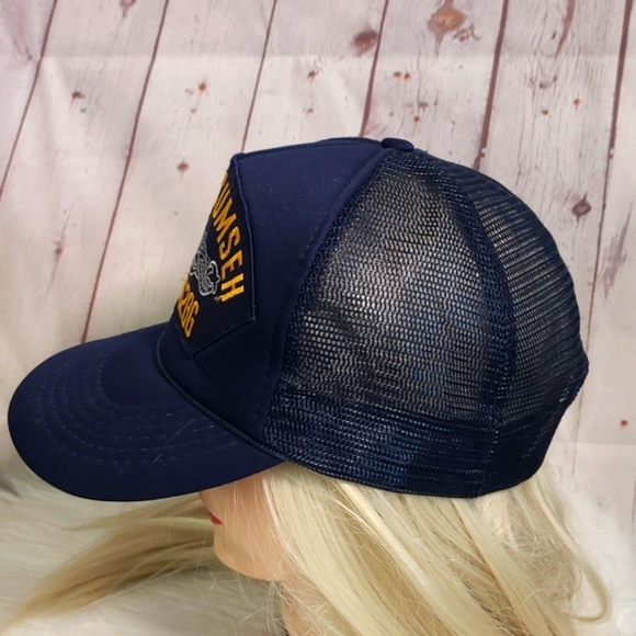 USS Tecumseh SSBN-6286 Mesh Snapback Cap Hat Navy Blue Boat Submarine Ship - Picture 7 of 16